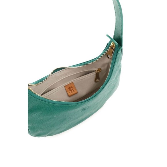 NWT Il Bisonte Belcanto Vacchetta Leather Shoulder Bag - Picture 5 of 13